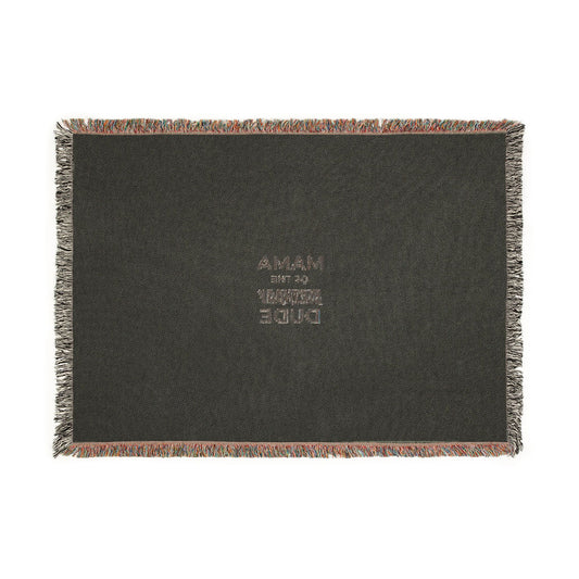 Mama Of The Pandemic Woven Blanket — Cozy Fringe Throw for New Moms & Gifts