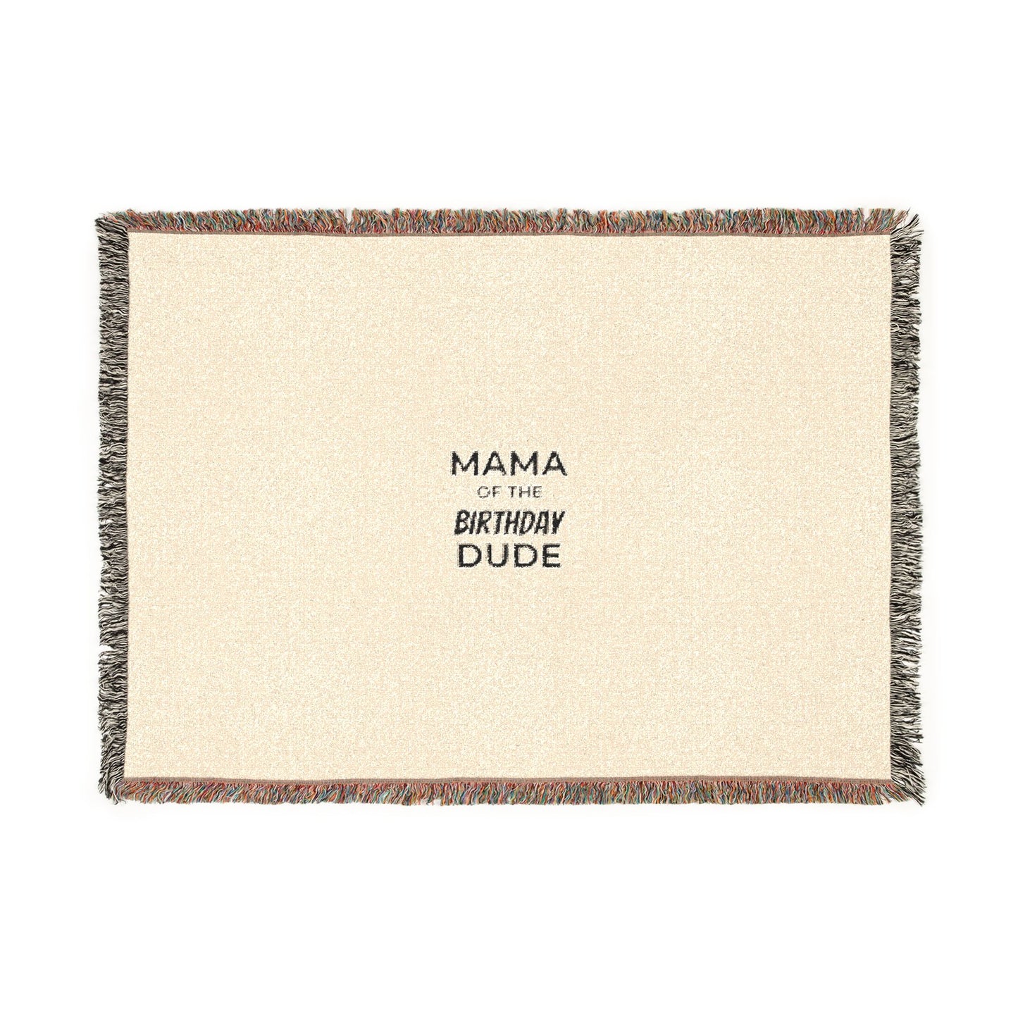 Mama Of The Pandemic Woven Blanket — Cozy Fringe Throw for New Moms & Gifts