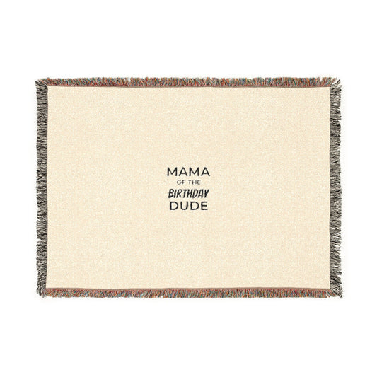 Mama Of The Pandemic Woven Blanket — Cozy Fringe Throw for New Moms & Gifts